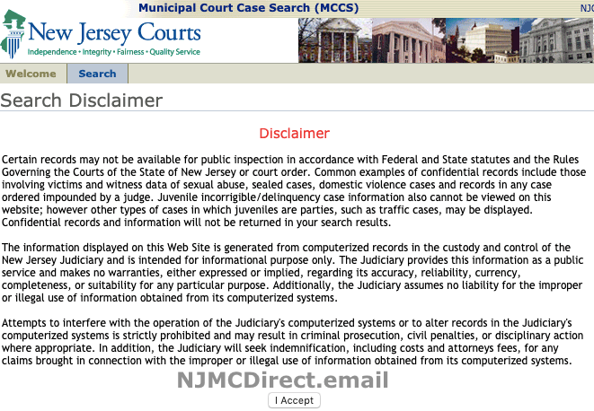 nj court disclaimer